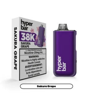 Hyperbar BE38000 – Sakura Grape Kroniclez Vape