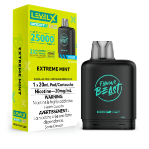 Level X Boost Pod 20ml – Flavour Beast – Extreme Mint Iced 20MG - Kroniclez Vape