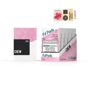 Z Pods 2_ Special Nic Blend Pods - Pink GluBule(Chew) Kroniclez Vape