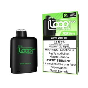 STLTHLOOPMAX-POD_KITPACKAGE-GREENAPPLEICE_KroniclezVape